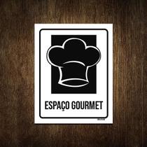 Placa Condomínio Ambiente Espaço Gourmet 27X35 Placa Condomínio Ambiente Espaço Gourmet 27X35