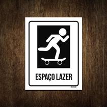 Placa Condomínio Ambiente Espaço Ler 18X23 Placa Condomínio Ambiente Espaço Ler 18X23