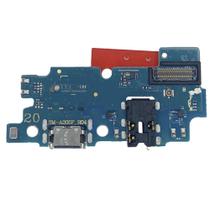 Placa Conector de Carga Compatível Samsung A20 Com CI Turbo