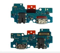 Placa Conector de Carga Compatível Samsung A22 4G Com CI Turbo