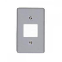 Placa Conjunto Ilumi Cinza 4X2 - 2 Interruptores - 1350 ./ Kit Com 10 Peças