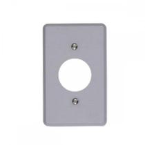 Placa Conjunto Ilumi Cinza 4X2 - Tomada Redonda 1348 Placa Conjunto Ilumi Cinza 4X2 - Tomada Redonda 1348