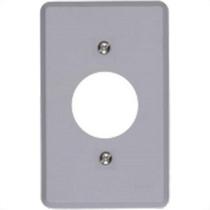 Placa Conjunto Ilumi Cinza 4X2 - Tomada Redonda 1348 Placa Conjunto Ilumi Cinza 4X2 - Tomada Redonda 1348