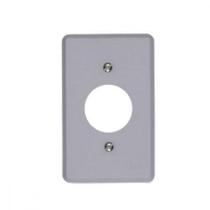 Placa Conjunto Ilumi Cinza 4X2 - Tomada Redonda 1348 Placa Conjunto Ilumi Cinza 4X2 - Tomada Redonda 1348