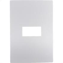 Placa Conjunto Ilumi I9-Inove Branco 4X2 1 Modulo Horizontal Com Suporte - 96070 Placa Conjunto Ilumi I9-Inove Branco 4X2 1 Modulo Horizontal Com Suporte - 96070