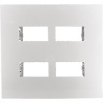 Placa Conjunto Ilumi I9-Inove Branco 4X4 2 Modulos + 2 Modulos Separados Horizontais Branca - 97070 Placa Conjunto Ilumi I9-Inove Branco 4X4 2 Modulos + 2 Modulos Separados Horizontais Branca - 97070