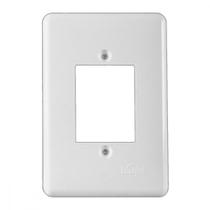 Placa Conjunto Ilumi Stylus Branco 4X2 -3 Interuptores - 2051