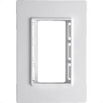 Placa Conjunto Modular Ilumi Vivaz 4X2 - 3 Modulos .Juntos + Suporte 76100