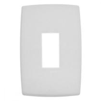 Placa Conjunto Modular Pialplus 4X2 - 1 Modulo Vertical 618501 Placa Conjunto Modular Pialplus 4X2 - 1 Modulo Vertical 618501