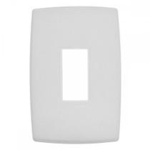 Placa Conjunto Modular Pialplus 4X2 - 1 Modulo Vertical 618501 Placa Conjunto Modular Pialplus 4X2 - 1 Modulo Vertical 618501
