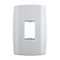 Placa Conjunto Modular Slim 4X2 - 1 Modulo Vertical Com Suporte 82060 Placa Conjunto Modular Slim 4X2 - 1 Modulo Vertical Com Suporte 82060