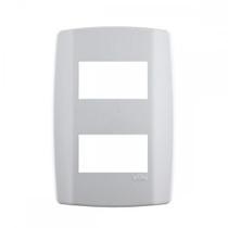 Placa Conjunto Modular Slim 4x2 - 2 Modulos Separarados Horizontais 8208