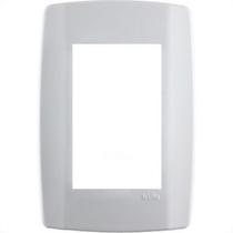 Placa Conjunto Modular Slim 4X2 - 3 Modulos Juntos Branca 8210