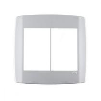 Placa Conjunto Modular Slim 4X4 - 3 Modulos + 3 Modulos Juntos Branca 8309