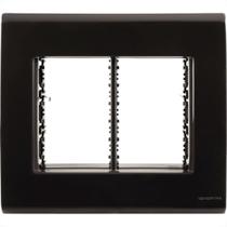 Placa Conjunto Modular Tramontina Liz 4X4 - Grafite 6 Modulos - 57106078 Placa Conjunto Modular Tramontina Liz 4X4 - Grafite 6 Modulos - 57106078
