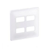 Placa Conjunto Modular Zeffia 4X4 - 2 Modulos + 2 Modulos Separados Branca - 680175 Placa Conjunto Modular Zeffia 4X4 - 2 Modulos + 2 Modulos Separados Branca - 680175