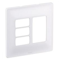 Placa Conjunto Modular Zeffia 4X4 - 3 Modulos + 3 Modulos Juntos Branca - 680176 Placa Conjunto Modular Zeffia 4X4 - 3 Modulos + 3 Modulos Juntos Branca - 680176