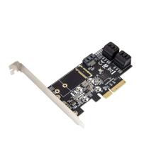 Placa controladora IO CREST interna de 5 portas SATA III de 6 Gb/s