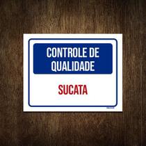 Placa Controle De Qualidade Sucata 18X23