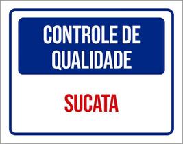 Placa Controle De Qualidade Sucata 18X23