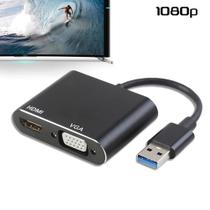 Placa Conversor USB-HDMI/VGA 3.0 1080p 60hz windows 10 Placa Conversor USB-HDMI/VGA 3.0 1080p 60hz windows 10