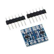 Placa Conversora De Nível Lógico I2C IIC De 2 Vias E 4 Canais, Módulo Bidirecional De 5V Para 3.3V Placa Conversora De Nível Lógico I2C IIC De 2 Vias E 4 Canais, Módulo Bidirecional De 5V Para 3.3V