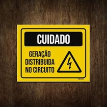 Placa Cuidado Geração Distribuída No Circuito 18X23