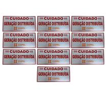 Placa Cuidado - Geração Distribuída - Padrão Copel C/ 10un