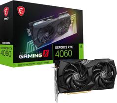 Placa d Vídeo MSI Gaming X NVIDIA GeForce RTX 4060 8GB GDDR6 cor:preto