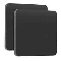 Placa de aço AOKLIT A36 quadrada laminada a quente 6x6x0,6cm 2 unidades Placa de aço AOKLIT A36 quadrada laminada a quente 6x6x0,6cm 2 unidades