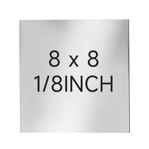 Placa de aço inoxidável YLJNGUS 304 203x203x3mm 1,5 kg Placa de aço inoxidável YLJNGUS 304 203x203x3mm 1,5 kg