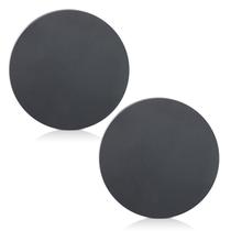 Placa de aço WENHUALI, aço A36 laminado a quente, com 4 cm de diâmetro (pacote com 2)