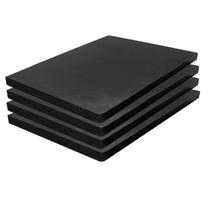 Placa de aço XIOBTQT A36 Steel 4 x 4 polegadas 3/16 polegadas, pacote com 4