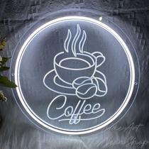 placa de acrílico com Led neon - Coffe para cantinho do cafe , com fonte bivolt placa de acrílico com Led neon - Coffe para cantinho do cafe , com fonte bivolt