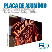 Placa de aluminio Resinada p sublimação Branca (cantos arredondados) Placa de aluminio Resinada p sublimação Branca (cantos arredondados)