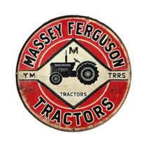 Placa De Alumínio Vintage Ballantine's Scotch Whisky 2D 8x8" Circular Retro Para Decoração De Bar E