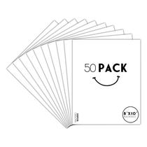 Placa de apoio Golden State Art, 8x10 polegadas, pacote com 50