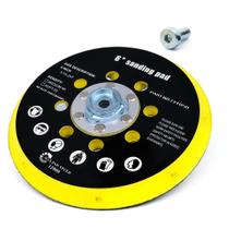 Placa de apoio SUBRILLI, gancho e laço de 6 polegadas para lixadeiras