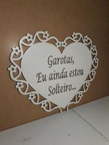 Placa de apresentação em mdf branco