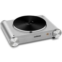 Placa de aquecimento elétrica CUSIMAX 1500W Single Burner Silver Placa de aquecimento elétrica CUSIMAX 1500W Single Burner Silver