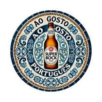 Placa De Arte De Parede De Metal Vintage Retro Super Bock Beer, Decoração Em Alumínio Com Motivos
