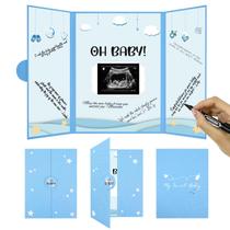 Placa de assinatura Crenics para decoração de chá de bebê para menino