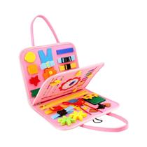 Placa de Atividades Montessori para Crianças Autistas - Brinquedos Sensoriais Educativos