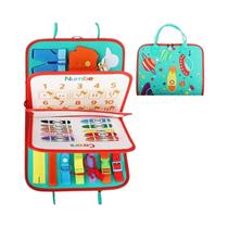 Placa De Atividades Montessori Para Crianças De 1 a 3 Anos, Brinquedos Educativos Sensoriais Para