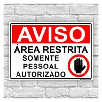 Placa de Aviso - Acesso Restrito: Só Entre Se For Convidado (25x20cm) - AC05 Placa de Aviso - Acesso Restrito: Só Entre Se For Convidado (25x20cm) - AC05