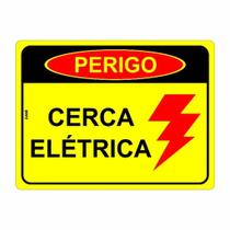Placa de Aviso / Sinalização - Cuidado Cerca elétrica - CE01 (15x20cm) Placa de Aviso / Sinalização - Cuidado Cerca elétrica - CE01 (15x20cm)