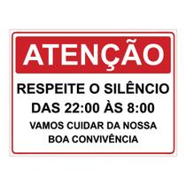 Placa de Aviso / Sinalização - Mantenha o Silêncio (15x20cm) - MS03 Placa de Aviso / Sinalização - Mantenha o Silêncio (15x20cm) - MS03