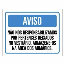Placa de Aviso / Sinalização - Pretences Pessoais - PP06 Placa de Aviso / Sinalização - Pretences Pessoais - PP06