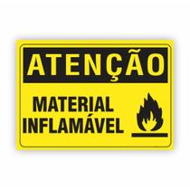 Placa de Aviso / Sinalização / Produto Inflamável - (15x20cm) IF04 Placa de Aviso / Sinalização / Produto Inflamável - (15x20cm) IF04