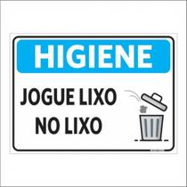 Placa de Aviso / Sinalização / Proibido Jogar Lixo (25x20) PL09